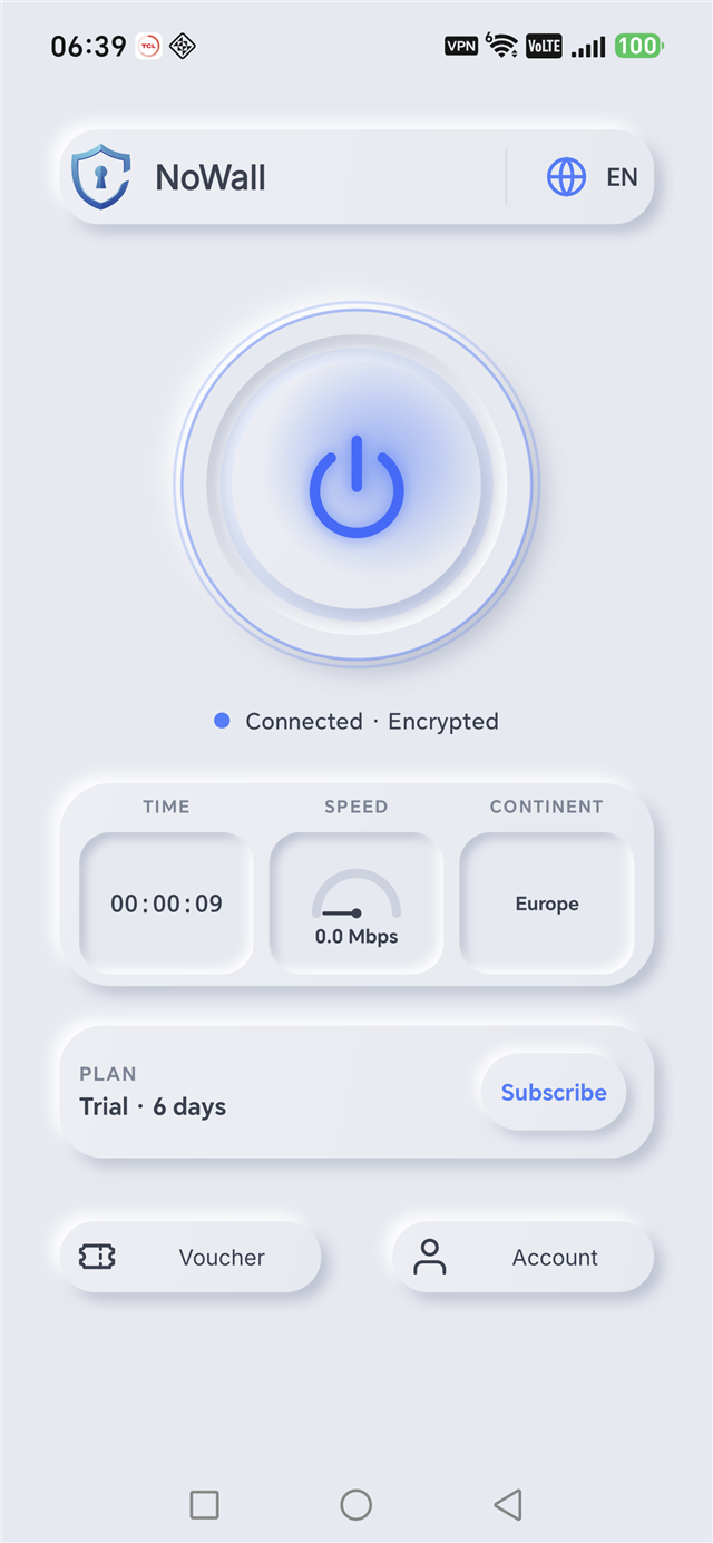 Home · connected